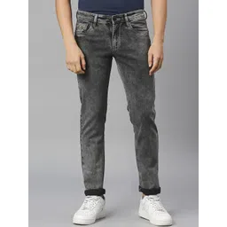 HJ HASASI Men Relaxed Fit Heavy Fade Stretchable Jeans-picture-31