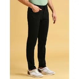 HJ HASASI Men Relaxed Fit High-Rise Cotton Jeans image 4