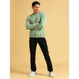 HJ HASASI Men Relaxed Fit High-Rise Cotton Jeans image 2