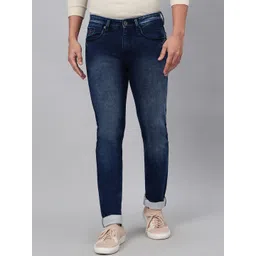 HJ HASASI Men Relaxed Fit Light Fade Stretchable Cotton Jeans-picture-19