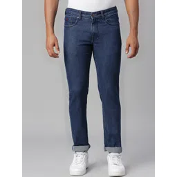 HJ HASASI Men Slim Fit Light Fade Stretchable Cotton Jeans-picture-33