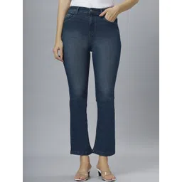 HJ HASASI Women Bootcut High-Rise Light Fade Stretchable Jeans-picture-39