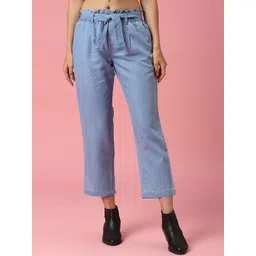 HJ HASASI Women Straight Fit High-Rise Stretchable Jeans-picture-28