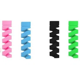 HK STORE Spiral Charger Cable Protector Data Cable Saver Charging Cord Protective Cable Cover Colourful Cable Protector (Multi Color) Cable Protector-picture-16