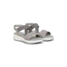 H.M. LADIES FOOTWEAR Textured Wedge Sandals-picture-45
