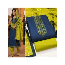 HMP Fashion Embroidered Unstitched Dress Material-picture-19