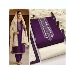 HMP Fashion Embroidered Unstitched Dress Material-picture-40