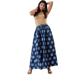 hnv style Skirt Palazzo for Girls | Traditional Ethnic Wear Palazoo for Women Stylish Latest | Relaxed Fit Bottom Wear Casual Palazo for Woman & Girls | Rayon,-picture-11