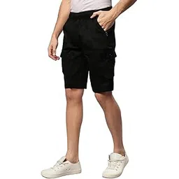 ho bindaass Cotton Cargo Shorts for Mens Boy Regular Fit Breathable |Bermuda Half Pant Cargo with Zip-picture-40