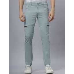 HO BINDAASS Men Easy Wash Cargos Trousers-picture-35