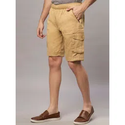 HO BINDAASS Men Pure Cotton Cargo Shorts image 3