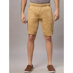 HO BINDAASS Men Pure Cotton Cargo Shorts image 1
