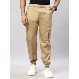 HO BINDAASS Men Relaxed Mid-Rise Cargos Trousers-picture-21