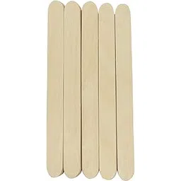 hobby tek Big Size Wooden Ice Cream Sticks for DIY Crafts or School Projects, Large Craft Popsicle Stick(50 Pieces, 20x2cm)-picture-15