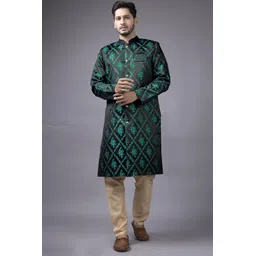 HOC Floral Print Sherwani-picture-25