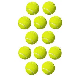hoc SUPER VIRAT YELLOW TENNIS BALL WOOLEAN (PACK OF 12) Tennis Ball-picture-20