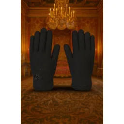 hoc Solid, Self Design Winter Women Gloves image 1