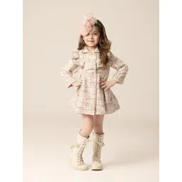 HOITY MOPPET Girls Checked Shirt Dress-picture-53