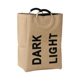 HOKIPO Beige & Black Folding & Collapsible Storage Basket-picture-27