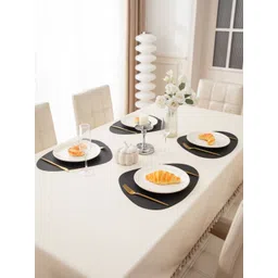 HOKIPO Black 4 Pieces Waterproof & Heat Resistant Table Placemats-picture-18