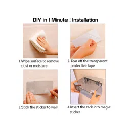 HOKIPO Black & White Solid Plastic Tissue Holders image 5