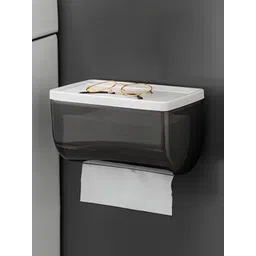 HOKIPO Black & White Solid Plastic Tissue Holders image 1