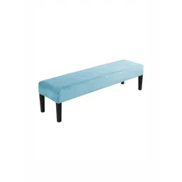 HOKIPO Blue Stretchable Dining Bench Cover-picture-21