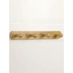 HOKIPO Brown Bamboo Wall Installation Hook-picture-14