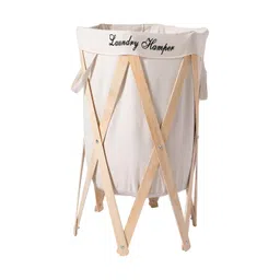 HOKIPO Cream Foldable Laundry Bag With Stand 80 L-picture-29