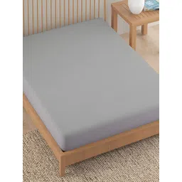 HOKIPO Grey Water Resistant Fitted Mattress Protector-picture-14