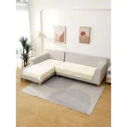 HOKIPO Premium Pebble Milk Velvet 3 Seater and 2 Seater Sofa Cover-picture-10