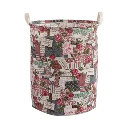 HOKIPO Red & Grey Printed Foldable Laundry Bags -42 Ltr-picture-10