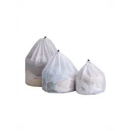 HOKIPO White 3 Pieces Laundry Bags-picture-38