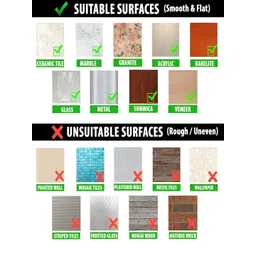 HOKIPO White Solid Plastic Bathroom Caddy image 4