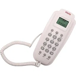 Hola TF 620 Slim Corded Telephone, LCD Display, Caller ID, Wall/Desk Mount, White-picture-19