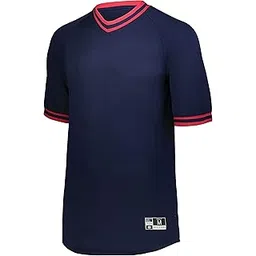 Holloway Sportswear Boys Retro V-Neck Baseball Jersey image 1