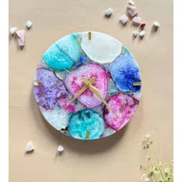 home arte Multi Color Stone Wall Clock-picture-22