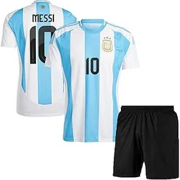 Home Boys Argent Mess Ronald0 Football Jersey Set with Shorts (Kid's, Boy's& Men) (Kid's,Boy's & Men)-picture-31