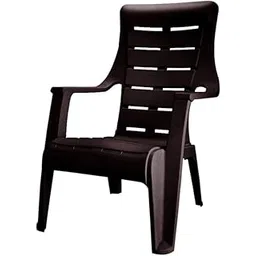 @home By Nilkamal Sunday Plastic Chair (Brown)-picture-16