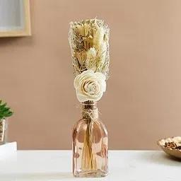 Home Centre Corsica Eden Decorative Flowers with Glass Vase-picture-27