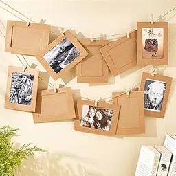 Home Centre Corsica Snapshot Set of 10 Paper Hanging Photo Frames - 15x11.5cm-picture-28