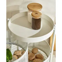 home centre Corsica Tranzit 2-Tier Trolley - White image 5