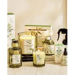 Country Garden and Jasmine Scented Jar Candle-image-2