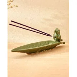 Garnet Serene Ceramic Bird Incense Holder-image-12