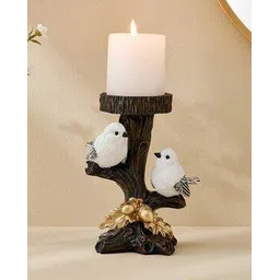 home centre Corsica Birds Polyresin Pillar Candle Holder-picture-35