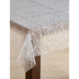 Home Centre Corsica Transparent Floral Printed PVC 4-Seater Table Cover-image-43