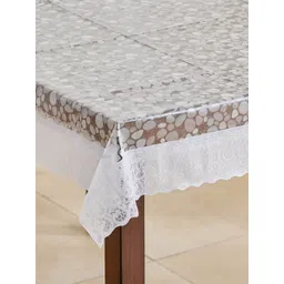 Home Centre Corsica White Printed 4-Seater Table Cover-image-15