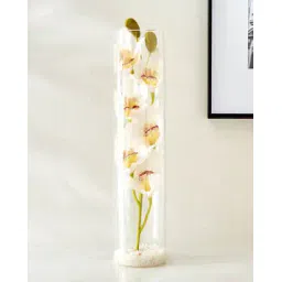 home centre Gloria Prism Artificial Orchids in Glass Pot-picture-22