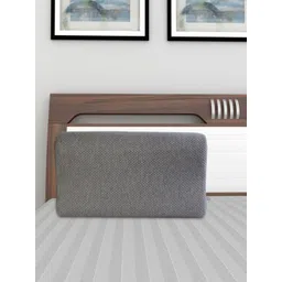 Home Centre Grey Self Design Memory Foam Pillow-image-43