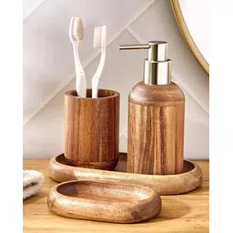 home centre Noelle Wooden Tooth Brush Holder-picture-34